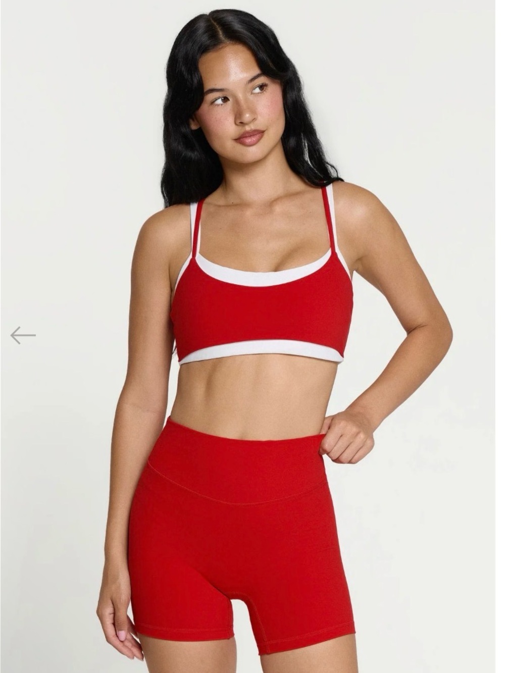 FORM Layered Bra in “Cherry”
